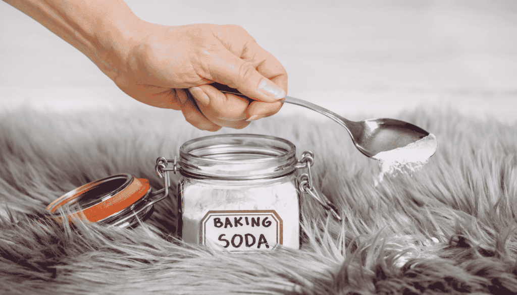 baking soda to remove tea stains from carpet