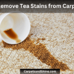 remove tea stains from carpet